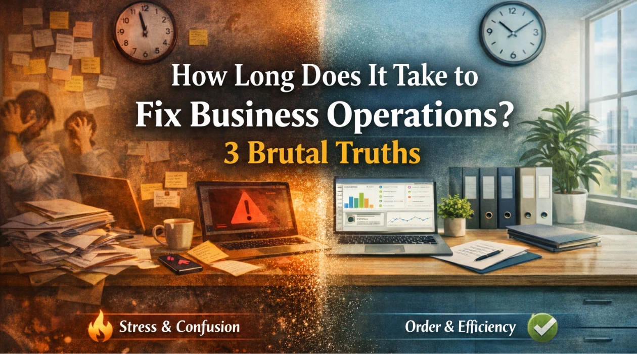 how long does it take to fix business operations
