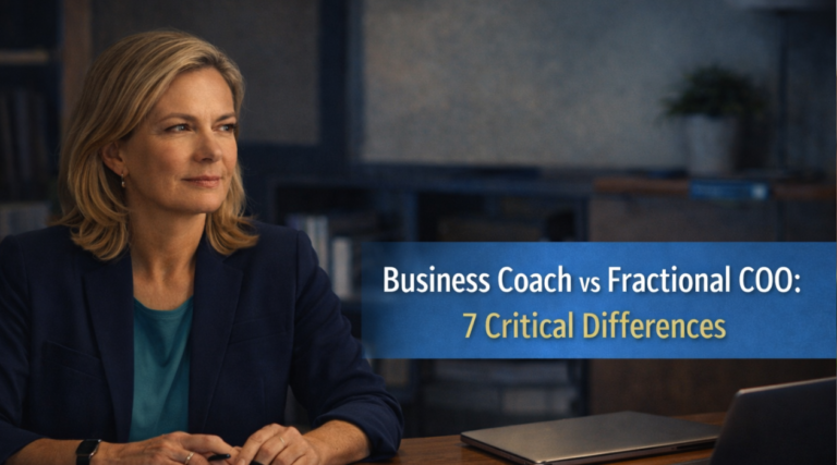 business coach vs fractional COO