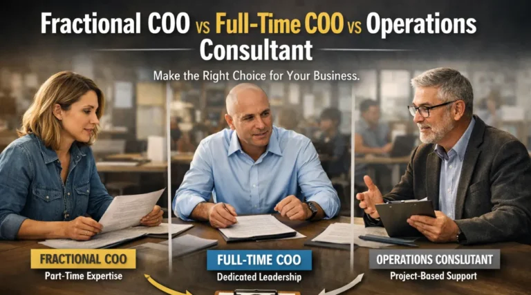 fractional COO vs full time COO