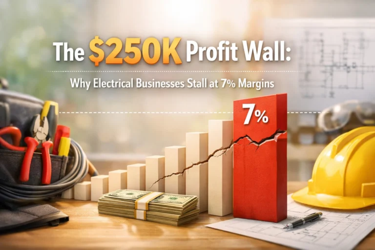 The $250K Profit Wall: Why Electrical Businesses Stall at 7% Margins