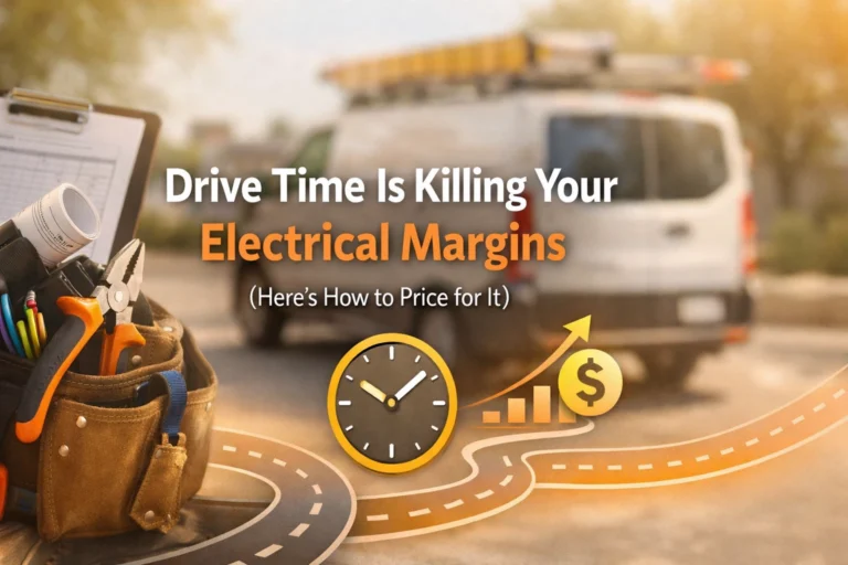 Drive Time Is Killing Your Electrical Margins (Here’s How to Price for It)