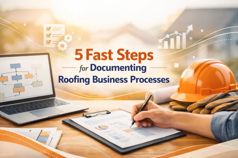 5 Fast Steps for Documenting Roofing Business Processes