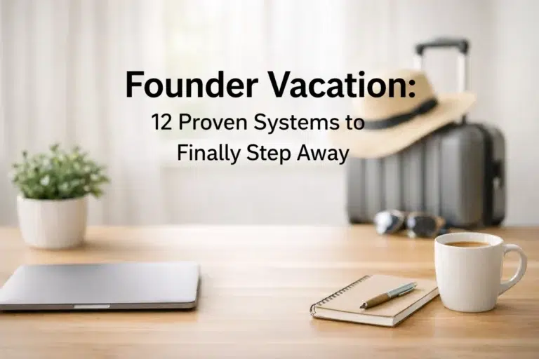Founder Vacation: 12 Proven Systems to Finally Step Away