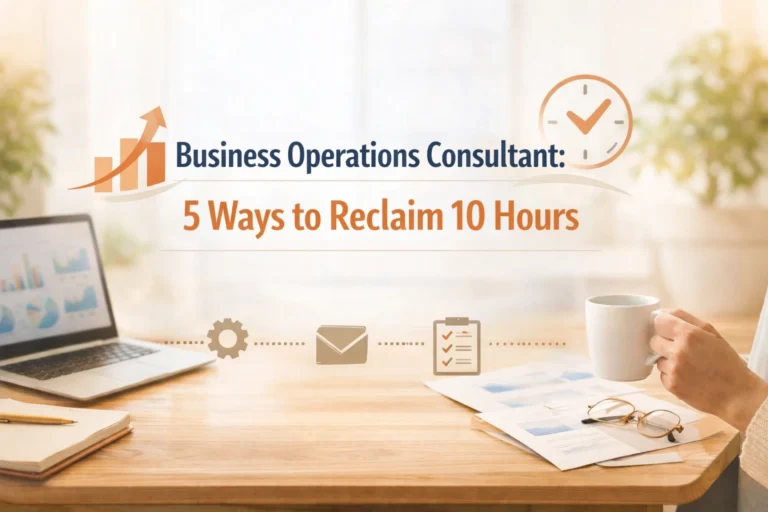 Business Operations Consultant: 5 Ways to Reclaim 10 Hours