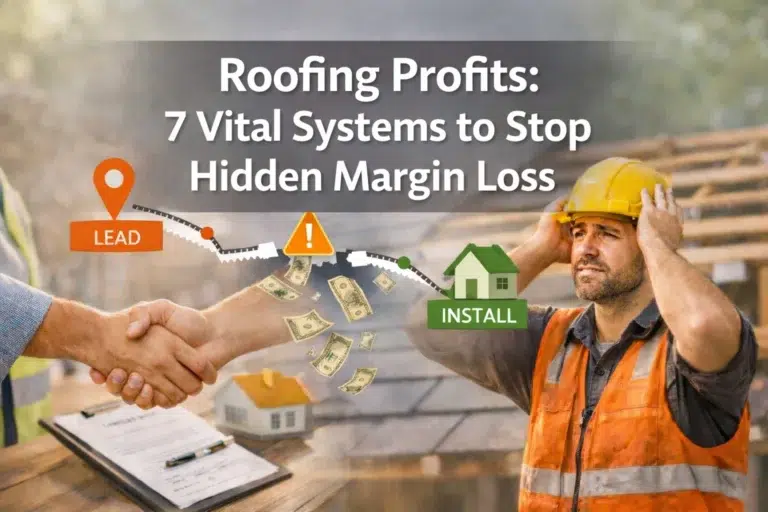 Roofing Profits: 7 Vital Systems to Stop Hidden Margin Loss