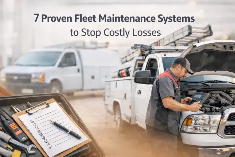 7 Proven Fleet Maintenance Systems to Stop Costly Losses