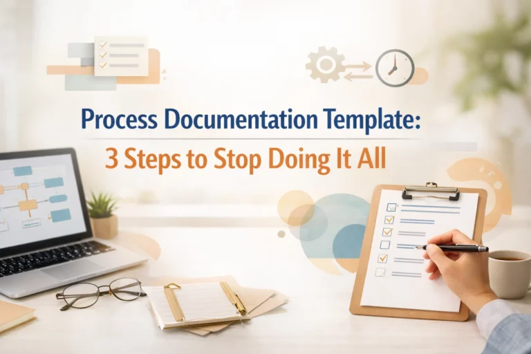 Process Documentation Template: 3 Steps to Stop Doing It All