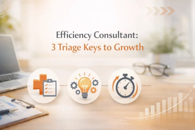 Efficiency Consultant: 3 Triage Keys to Growth
