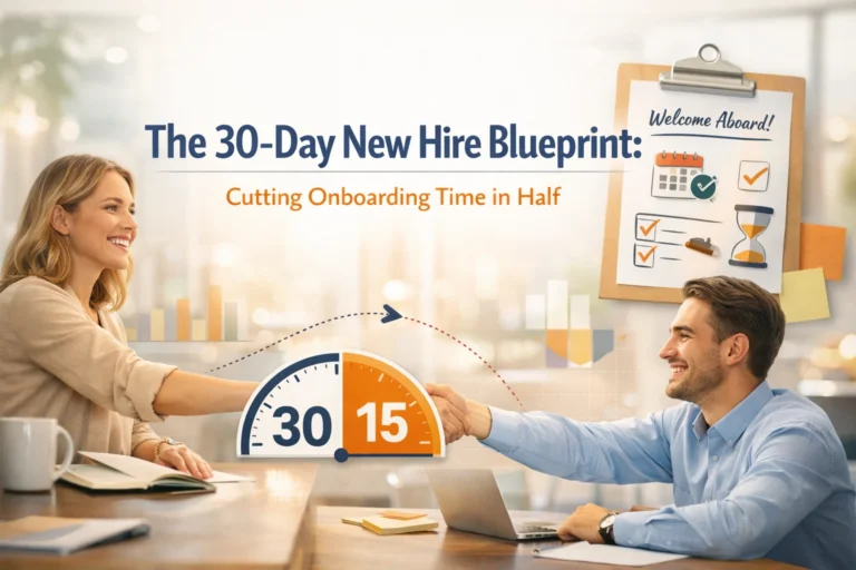 The 30-Day New Hire Blueprint: Cutting Onboarding Time in Half