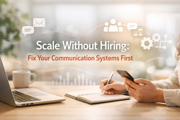 Scale Without Hiring: Fix Internal Communication First