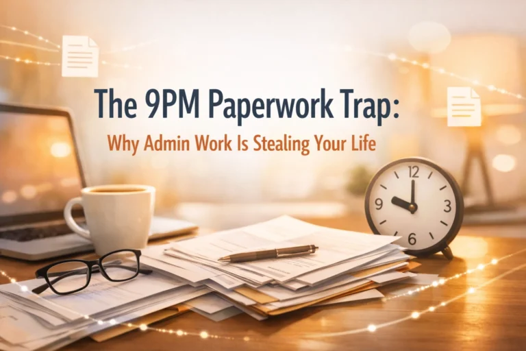 The 9PM Paperwork Trap: Why Admin Work Is Stealing Your Life