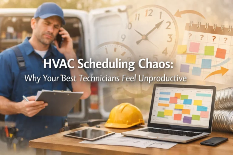 HVAC Scheduling Chaos: 5 Ways to Stop Tech Burnout