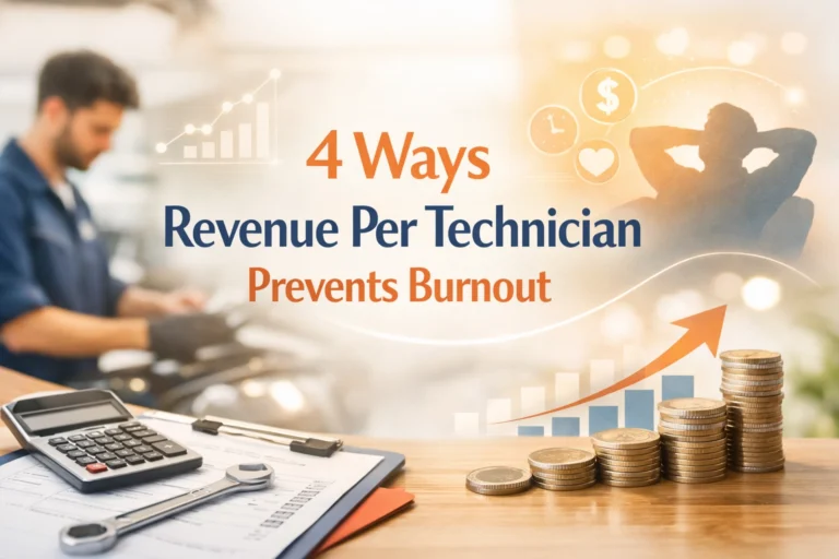4 Ways Revenue Per Technician Prevents Burnout