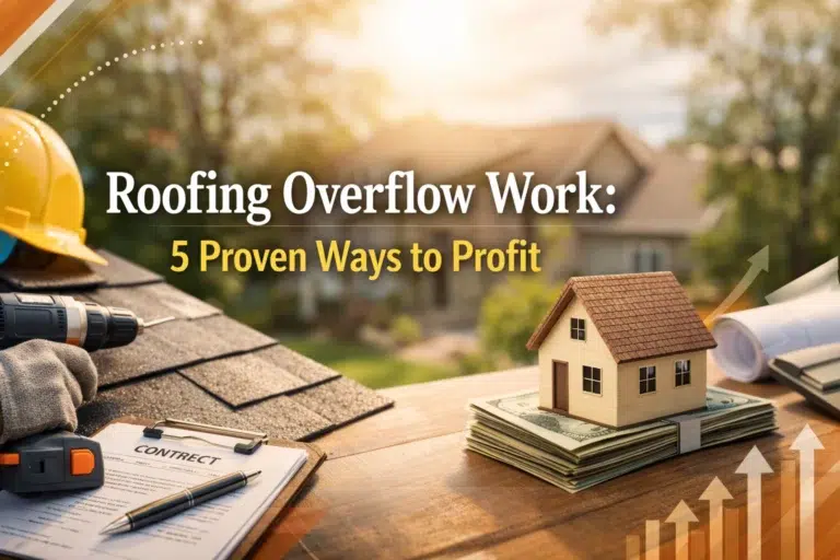 Roofing Overflow Work: 5 Proven Ways to Profit