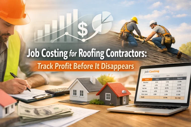 Job Costing for Roofing Contractors: Track Profit Before It Disappears