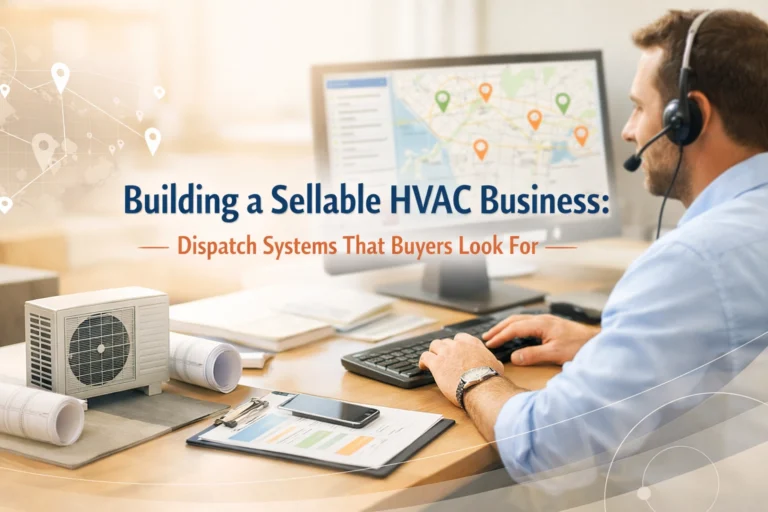 Building a Sellable HVAC Business: Dispatch Systems That Buyers Look For