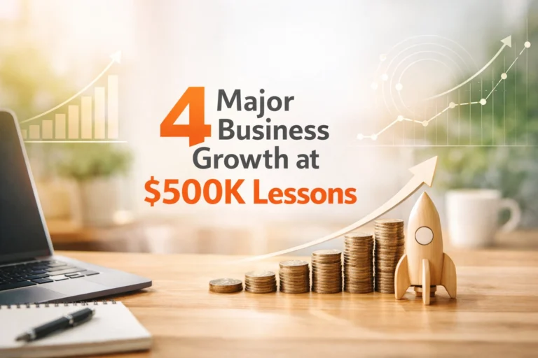4 Major Business Growth at $500K Lessons