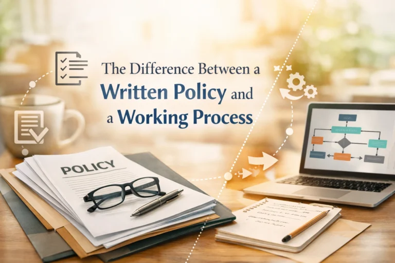 The Difference Between a Written Policy and a Working Process