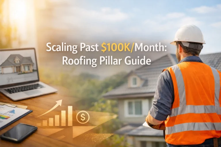 Scaling Past $100K/Month: 5 Brutal, Proven Wins For Roofers