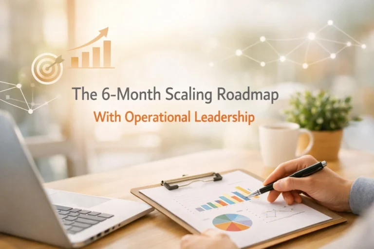 6-Month Scaling Roadmap With Operational Leadership: 1 Proven Result