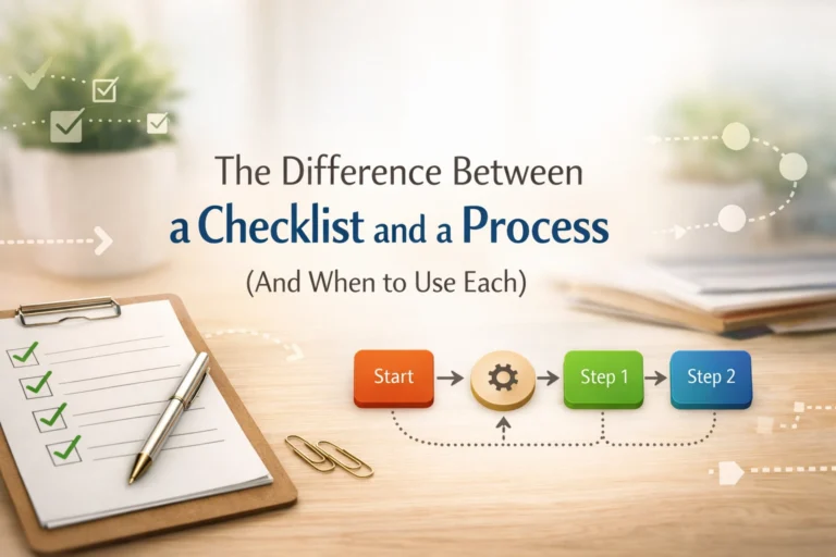 Checklist and a Process for Success: 5 Vital Secrets