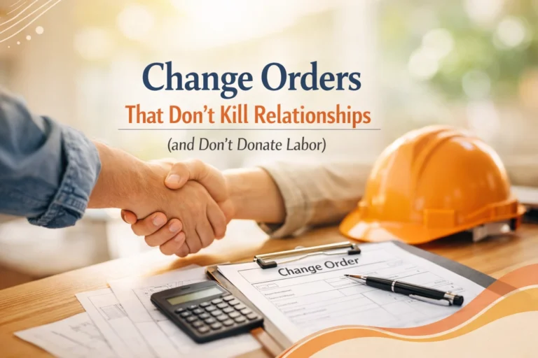 Change Orders 7 Rules to Protect Your Profits