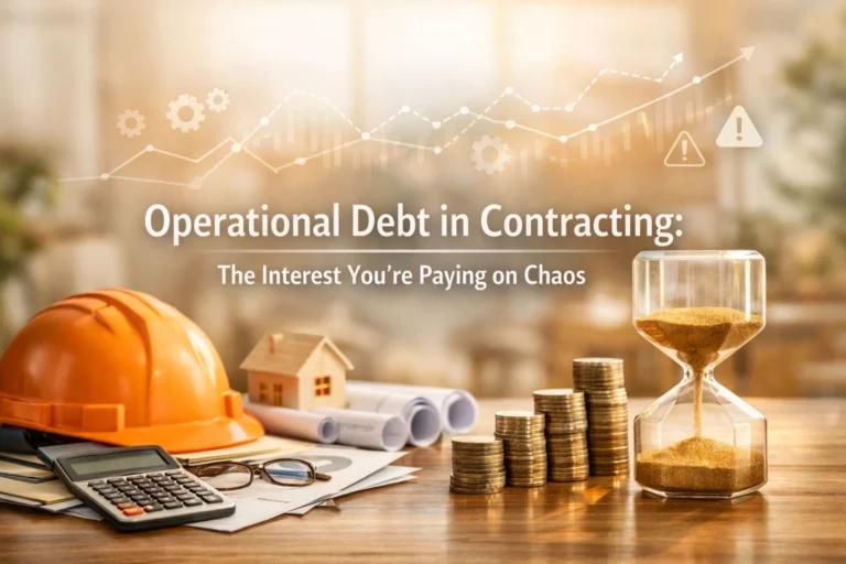 Operational Debt in Contracting: The Interest You’re Paying on Chaos / Operational Debt in Contracting: 5 Ways it Hurts You