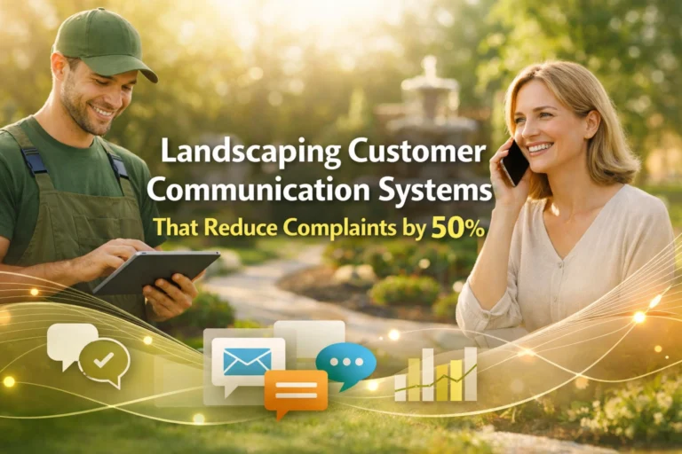 Landscaping Customer Communication Systems 5 Ways That Reduce Complaints by 50%