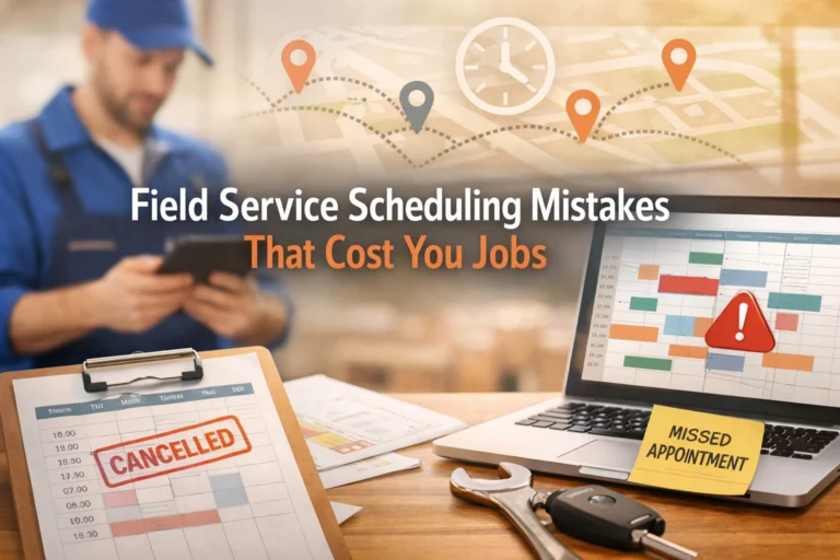 Field Service Scheduling Mistakes That Cost You Jobs