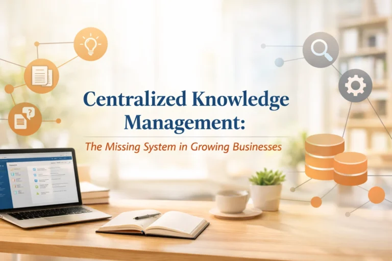 Centralized Knowledge Management: The Missing System in Growing Businesses