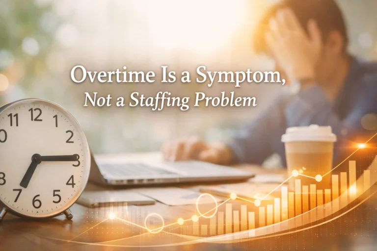Overtime Is a Symptom, Not a Staffing Problem: 3 Best Ways