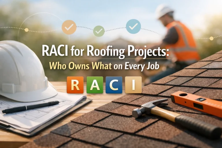 RACI for Roofing Projects: Who Owns What on Every Job