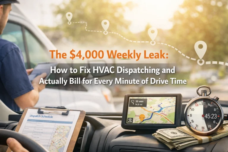 HVAC Dispatch Optimization: Stop Your $4,000 Weekly Leak