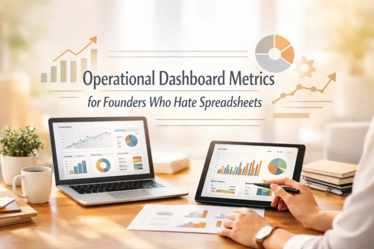 Operational Dashboard Metrics for Founders Who Hate Spreadsheets