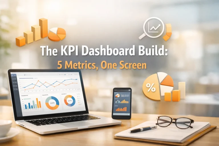 The KPI Dashboard Build: 5 Metrics, One Screen