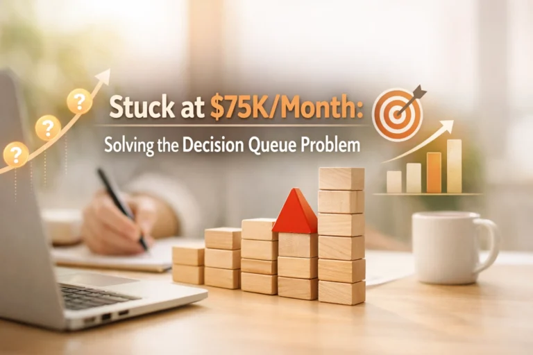 Stuck at $75K/month: Solving the Decision Queue Problem