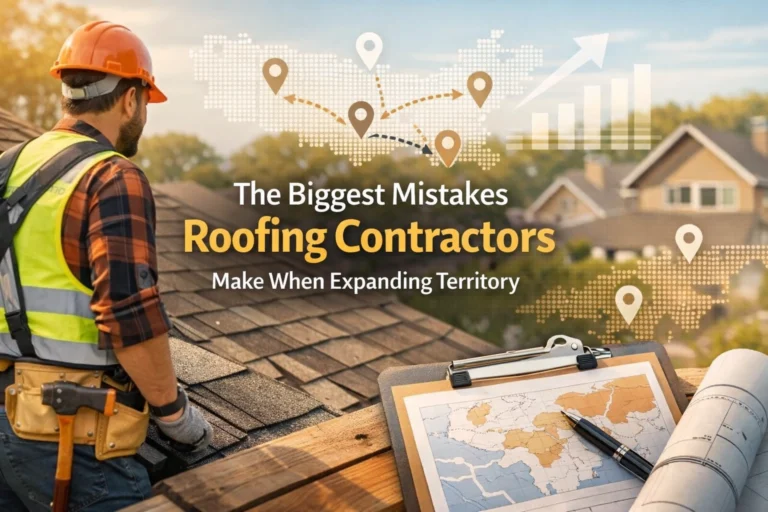 The Biggest Mistakes Roofing Contractors Make When Expanding Territory