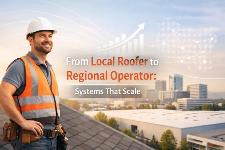 From Local Roofer to Regional Operator: Systems That Scale / 7 Powerful Regional Roofing Operator Systems to Scale Fast