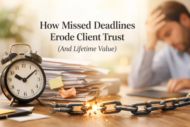 How Missed Deadlines Erode Client Trust: 7 Proven Fixes