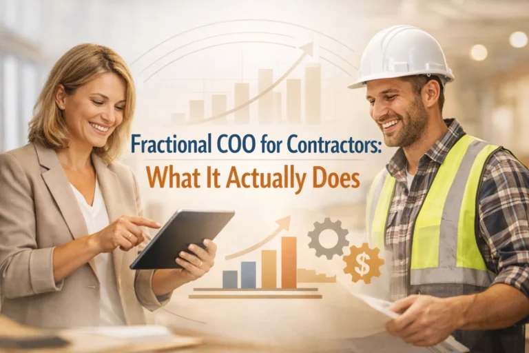 Fractional COO for Contractors: What It Actually Does / Fractional COO for Contractors: 5 Vital Scaling Secrets