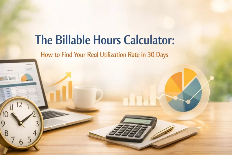 The Billable Hours Calculator: How to Find Your Real Utilization Rate in 30 Days