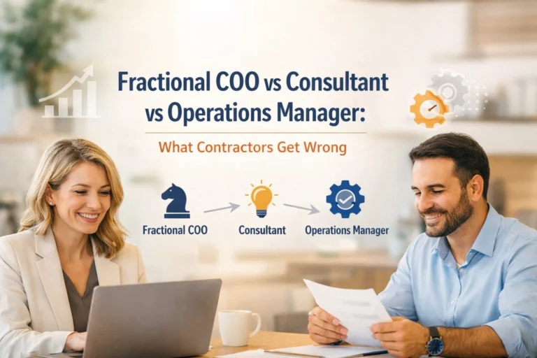 Fractional COO vs Consultant vs Operations Manager: 3 Critical Mistakes