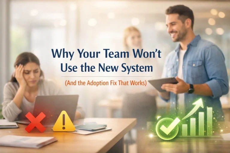 Why Your Team Won’t Use the New System: 5 Reasons 