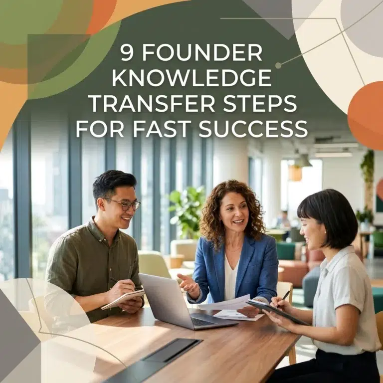 Founder Knowledge Transfer: 9 Steps for Fast Success