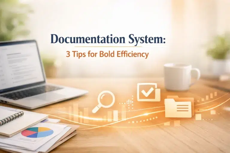 Documentation System: 3 Tips for Bold Efficiency