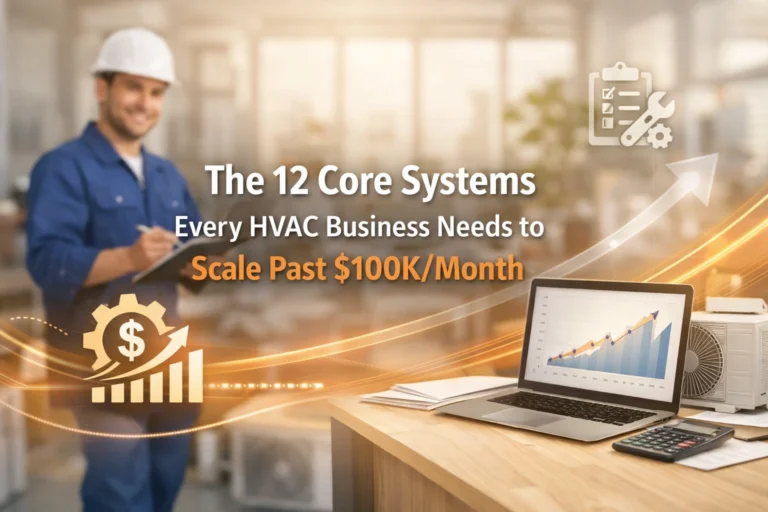 12 Core Systems to Scale HVAC Revenue Fast
