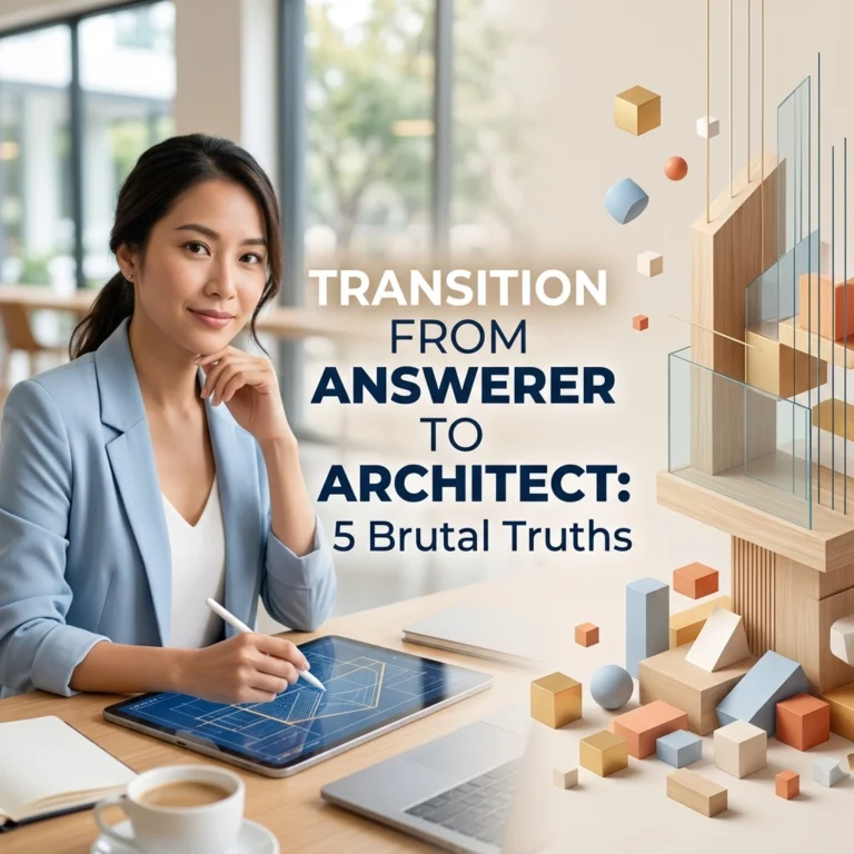 Transition From Answerer to Architect: 5 Brutal Truths