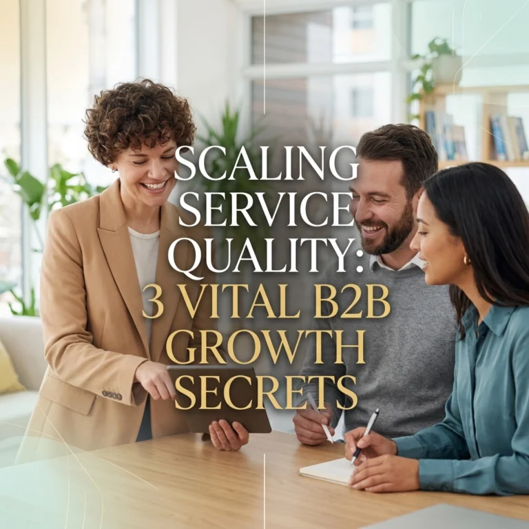 Scaling Service Quality: 3 Vital B2B Growth Secrets