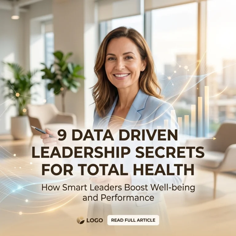 Data driven leadership: 9 secrets for total health