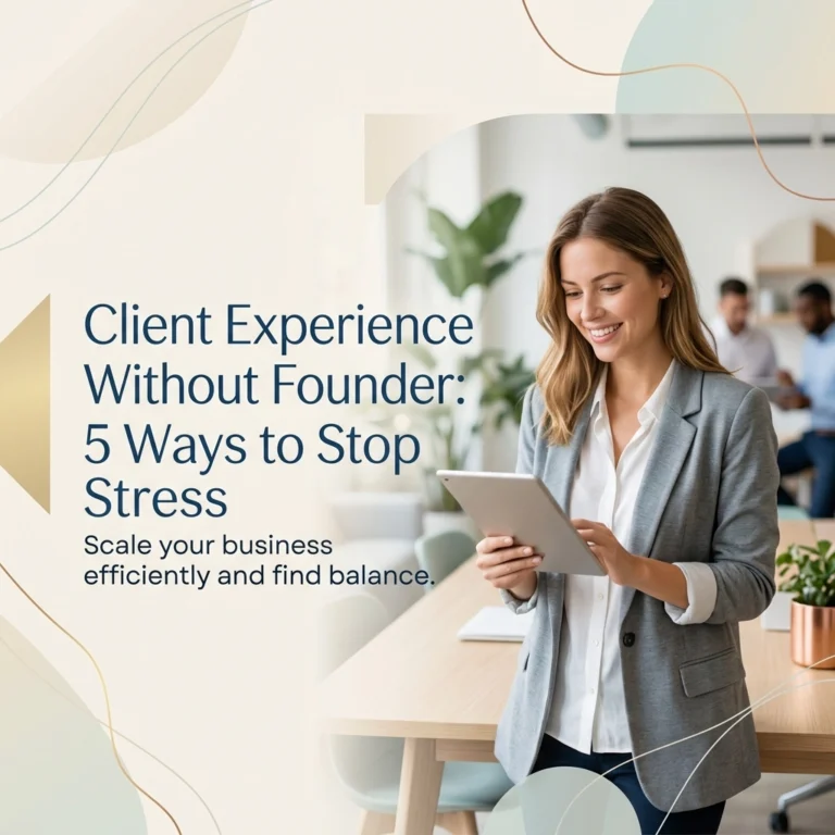 Client Experience Without Founder: 5 Ways to Stop Stress
